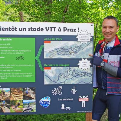 Le projet de stade VTT de Praz sur Arly