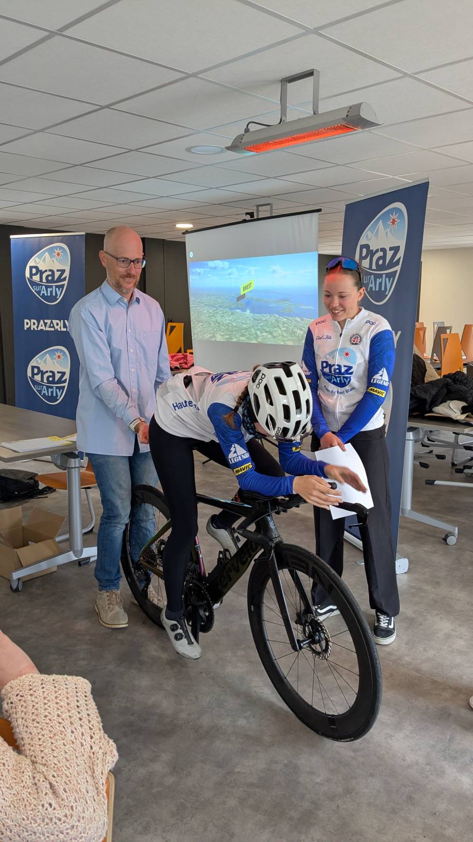 La Dictée du Tour, en prémices du Tour de France Femmes, le 28 mars 2025 - Marie-Anaïs Lien