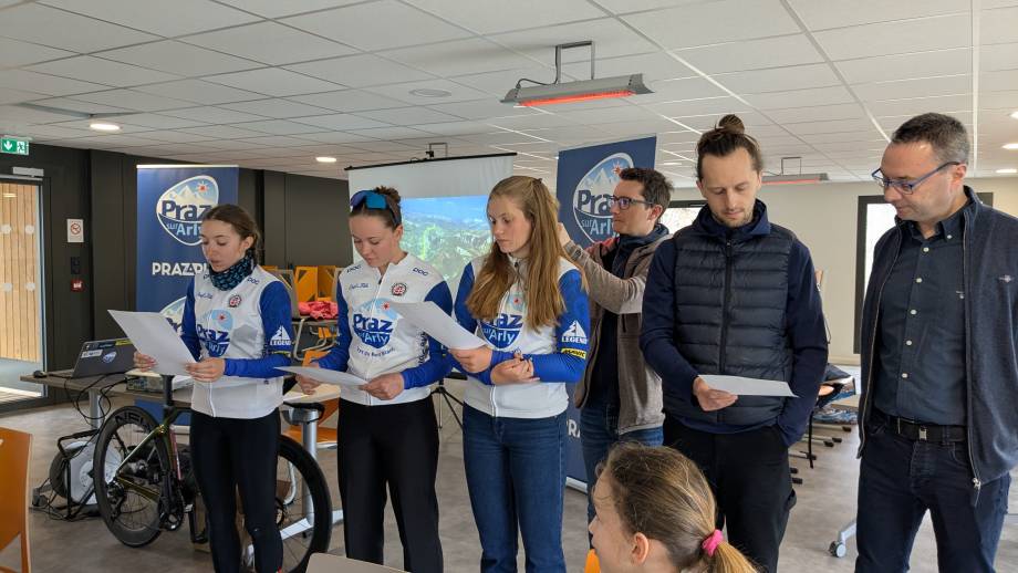 La Dictée du Tour, en prémices du Tour de France Femmes, le 28 mars 2025 - Marie-Anaïs Lien