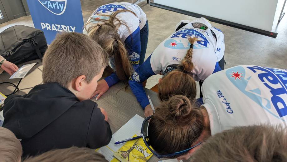 La Dictée du Tour, en prémices du Tour de France Femmes, le 28 mars 2025 - Marie-Anaïs Lien