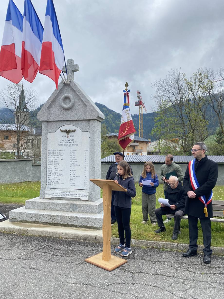 Cérémonie du 8 mai 2025 : 80 ans depuis la libération - Céline Combes