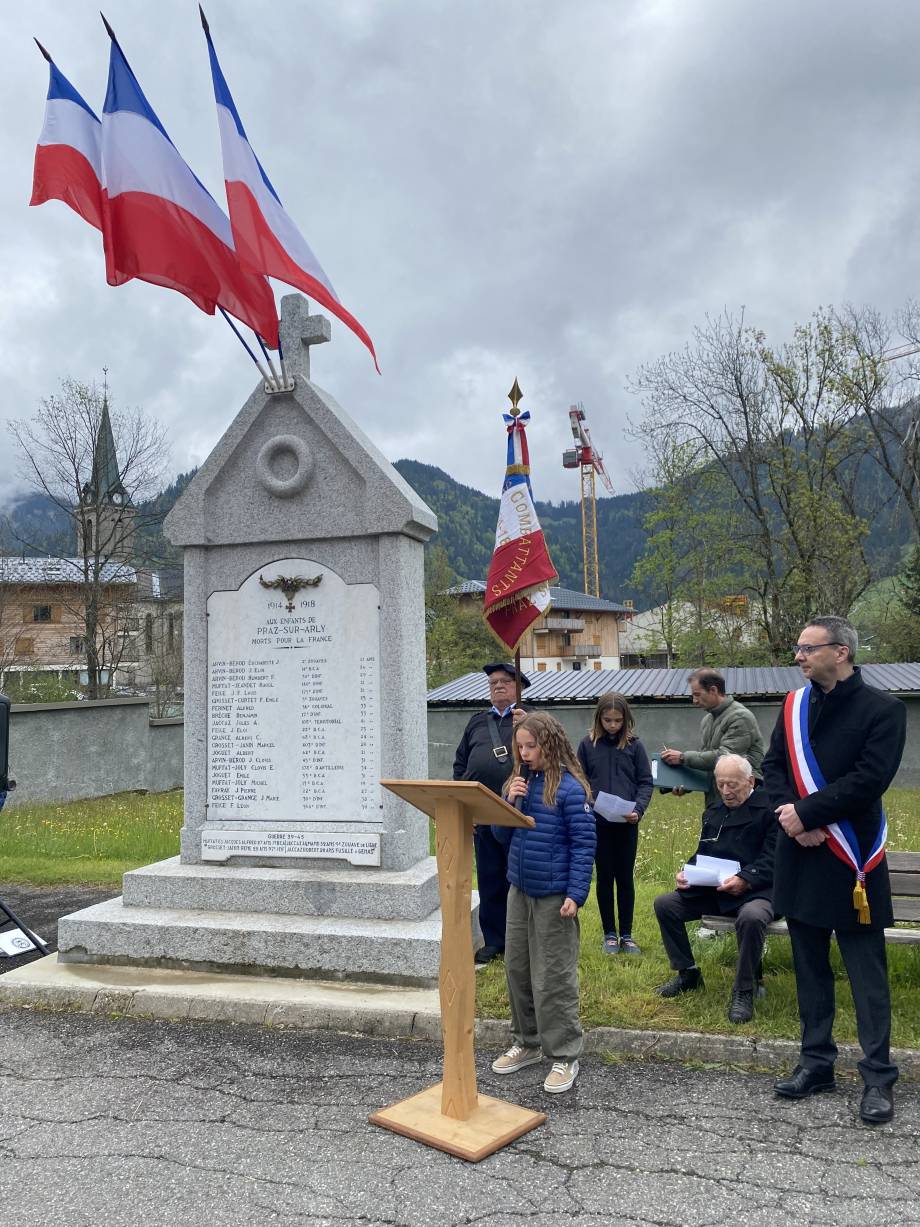 Cérémonie du 8 mai 2025 : 80 ans depuis la libération - Céline Combes