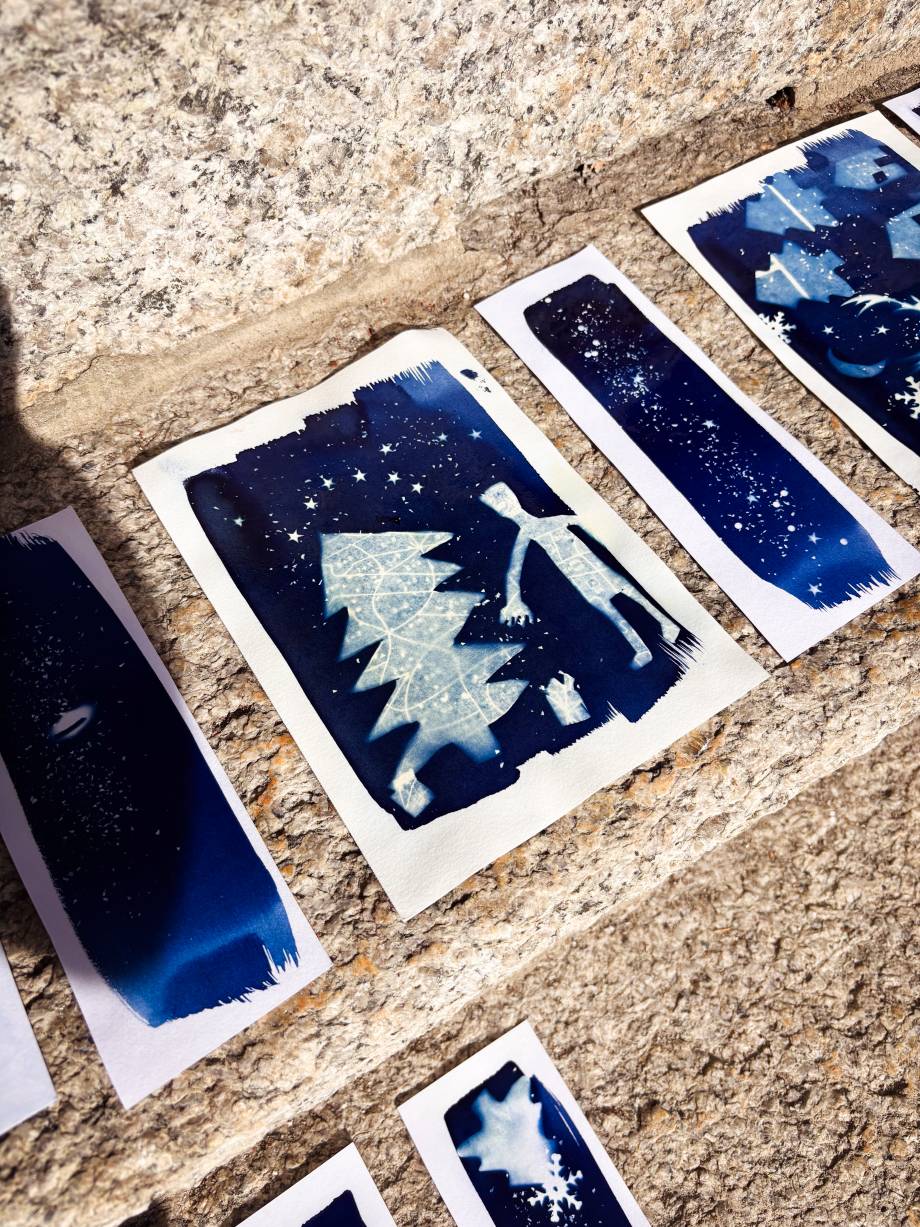 Cyanotypes des enfants – Margaux Meurisse