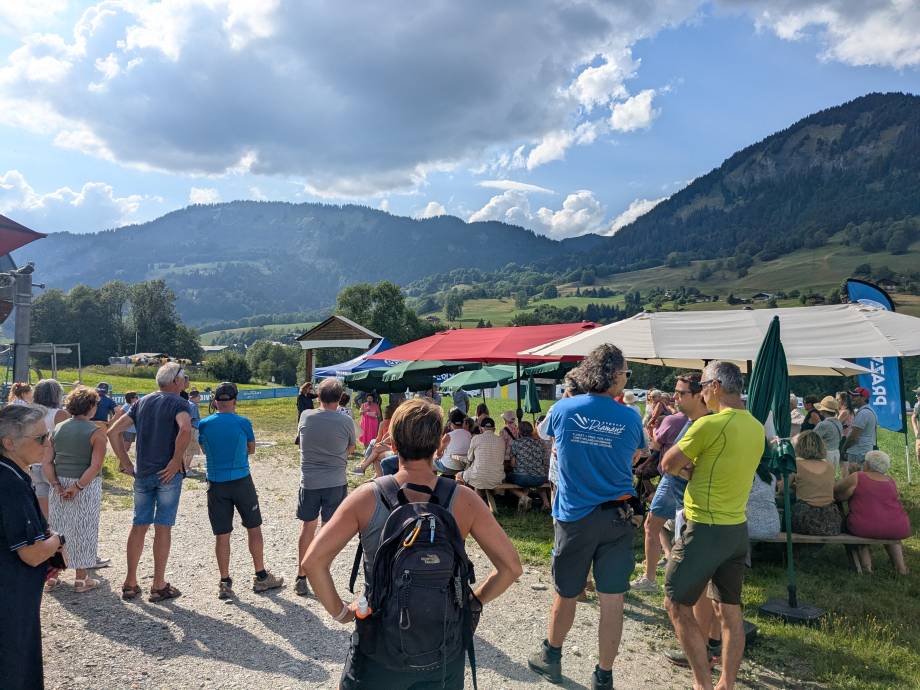 Lancement officiel de la révision du projet des Varins organisé au pied du télésiège du Crêt du Midi, le mercredi 5 août 2026 - Marie-Anaïs Lien