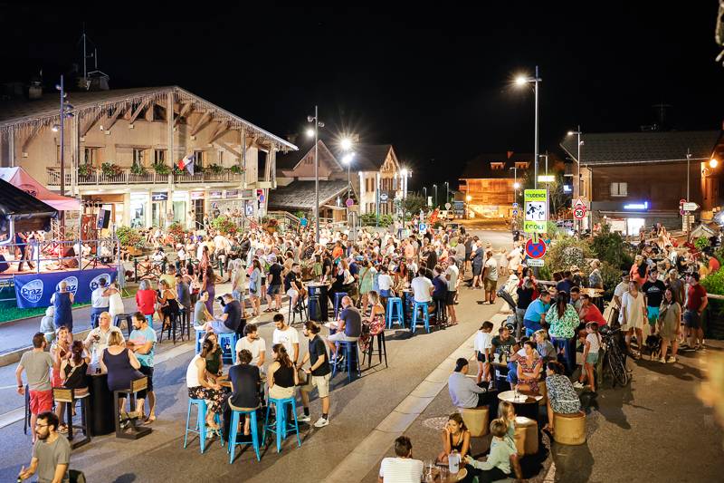 Un éclairage public pensé pour éclairer les usagers et non le ciel - Boris Molinier/Praz-sur-Arly Tourisme