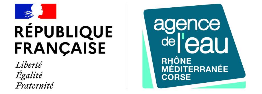 Logo de la République Française et de l'Agence de l'Eau Rhône-Méditerranée-Corse