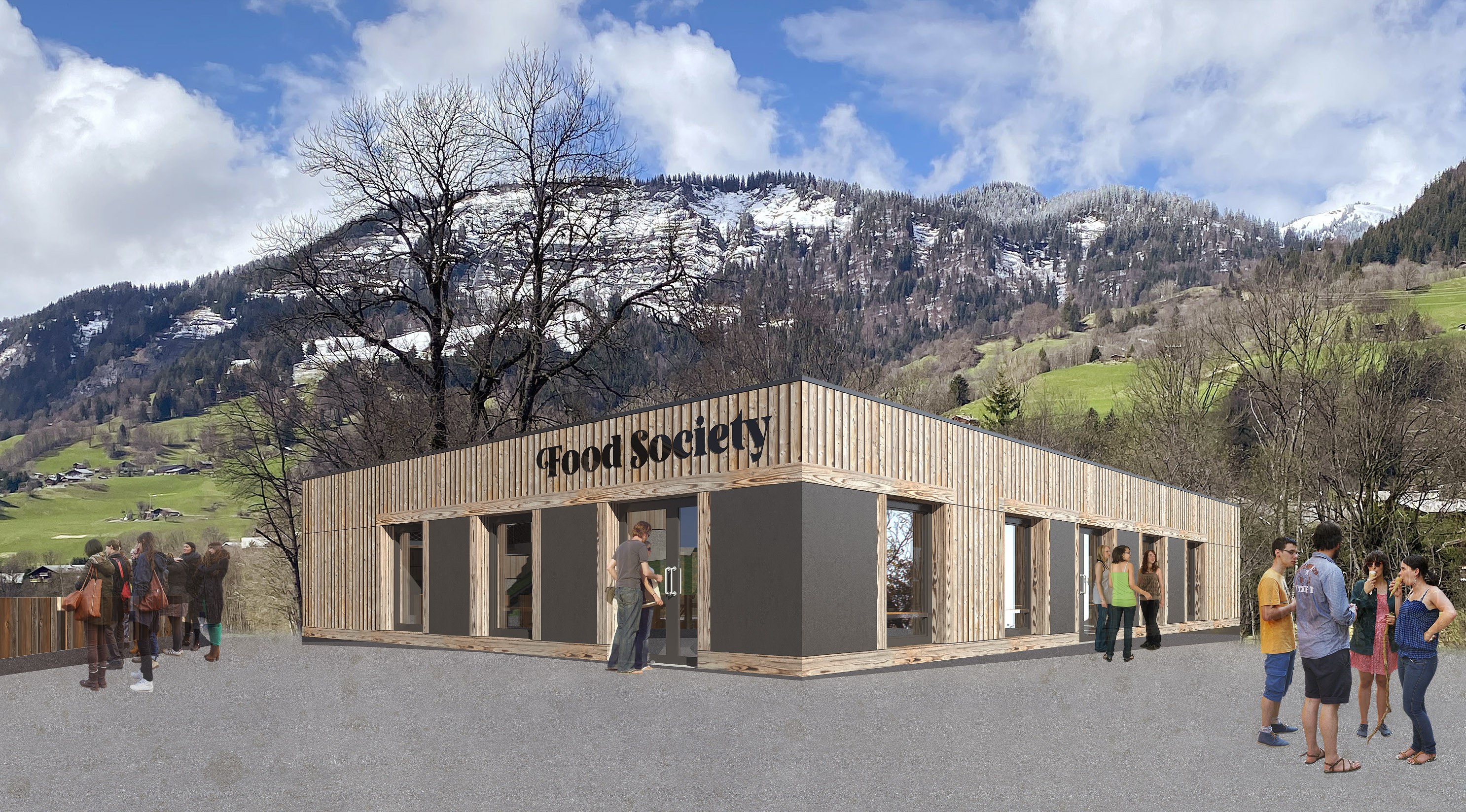 ZAC des Varins : future salle de restauration communale - Diagonales Architecture