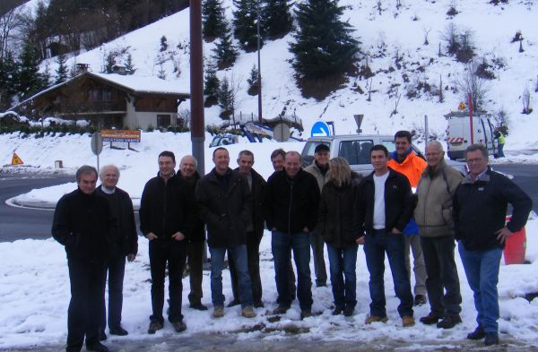 Réception du chantier du carrefour d'Intermarché