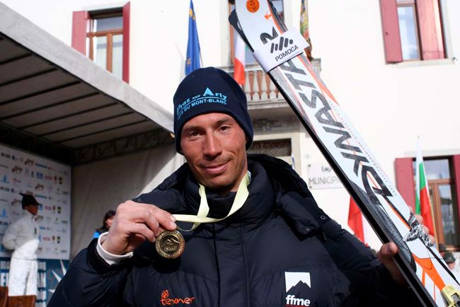 Yannick Buffet remporte une 2e médaille d'or aux Championnats d'Europe de 2009. - P. Rassat/FFME
