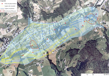Etat de la nappe phréatique à Praz - Bilan eau et assainissement 2009
