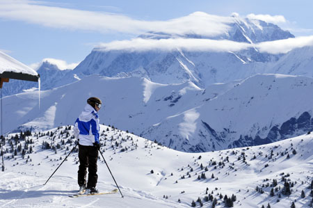 Le domaine skiable de Praz le 4 avril 2010