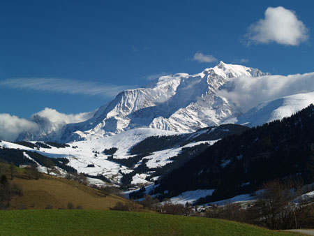 Massif du Mont-Blanc le 21 novembre 2010