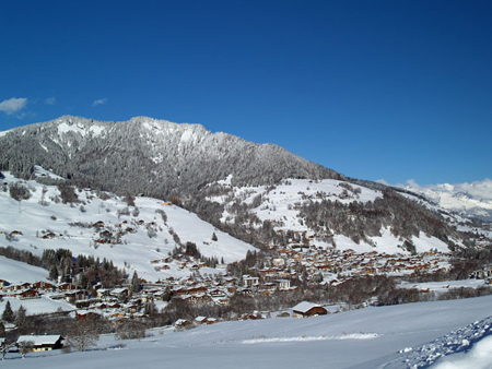 Village de Praz sous la neige le 29 novembre 2010