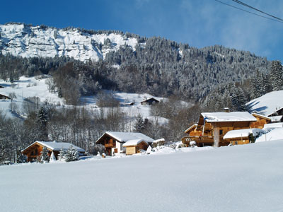 Village de Praz-sur-Arly le 18 décembre 2010