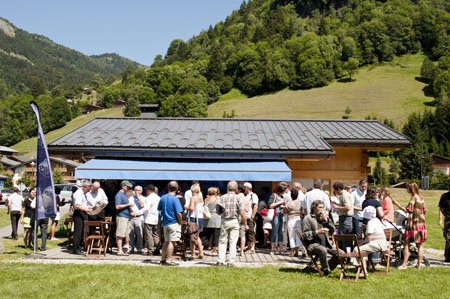 Club-house de l'aire de jeux des Belles le 3 juillet 2011