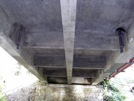 Pont de l'Île après les travaux d'octobre 2011