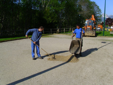 Boulodrome des Belles tout neuf, le 24 mai 2012