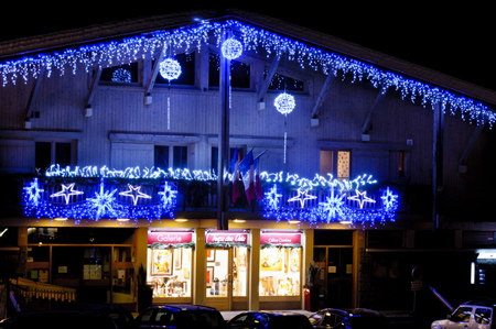 Le centre de Praz, le 3 janvier 2013