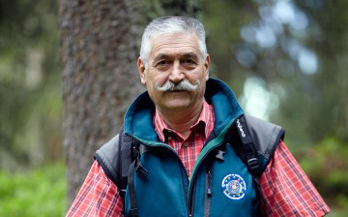 Louis Ours à la montagne en 2014