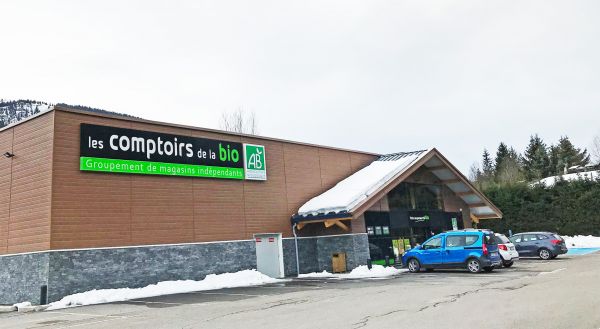 Magasin &quot;Les comptoirs de la bio&quot; ouvert à Praz sur Arly début juillet 2018