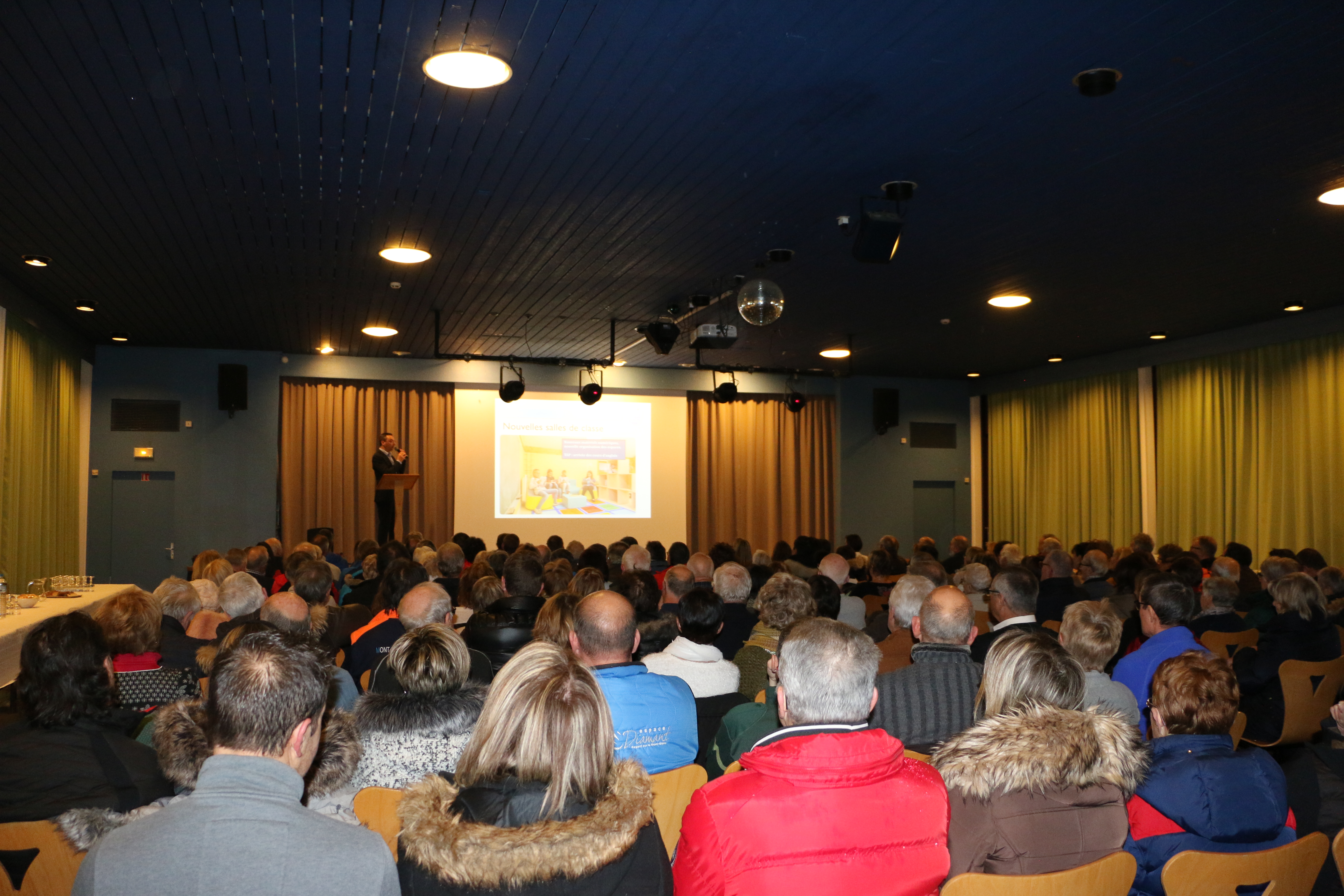 Vœux du maire à la salle des fêtes de Belambra le 23 janvier 2019 - Céline Combes