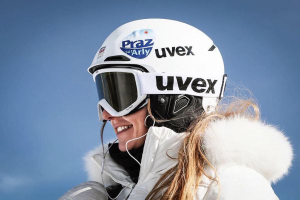 Lea Bouard lors de la Coupe du monde de bosse, tenue au Japon les 23 et 24 février 2019