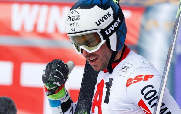 Thomas Fanara remporte la 3e place au géant de la Coupe du monde en Bulgarie le 24 février 2019_Dauphiné libéré-Agence Zoom