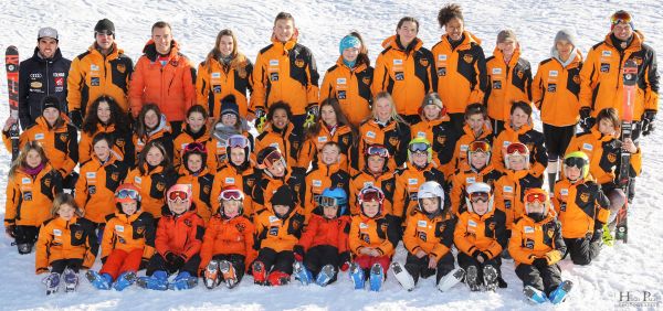 Membres du Ski club de Praz en avril 2019