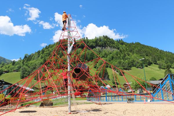 Ouverture au public du corcord rouge le 26 juin 2019, après la vérification de la conformité par le bureau de contrôle sécurité effectuée la veille.
