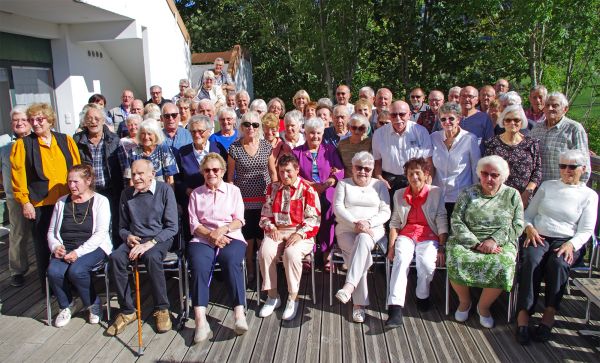 Repas des anciens organisé au centre de vacances ULVF des Essertets de septembre 2019 - Sylvie Bessy
