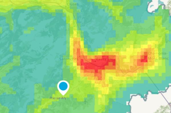 Plan de protection de l'atmosphère : le 31 décembre 2019, la vallée de l'Arve entre en seuil d'alerte (vigilance orange) en termes de qualité de l'air.