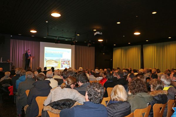 Vœux de la Municipalité au club L'Alisier de Belambra le 30 janvier 2020 - Céline Combes