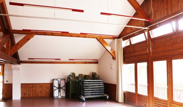 Intérieur de la Maison de la montagne repeint en mars 2020