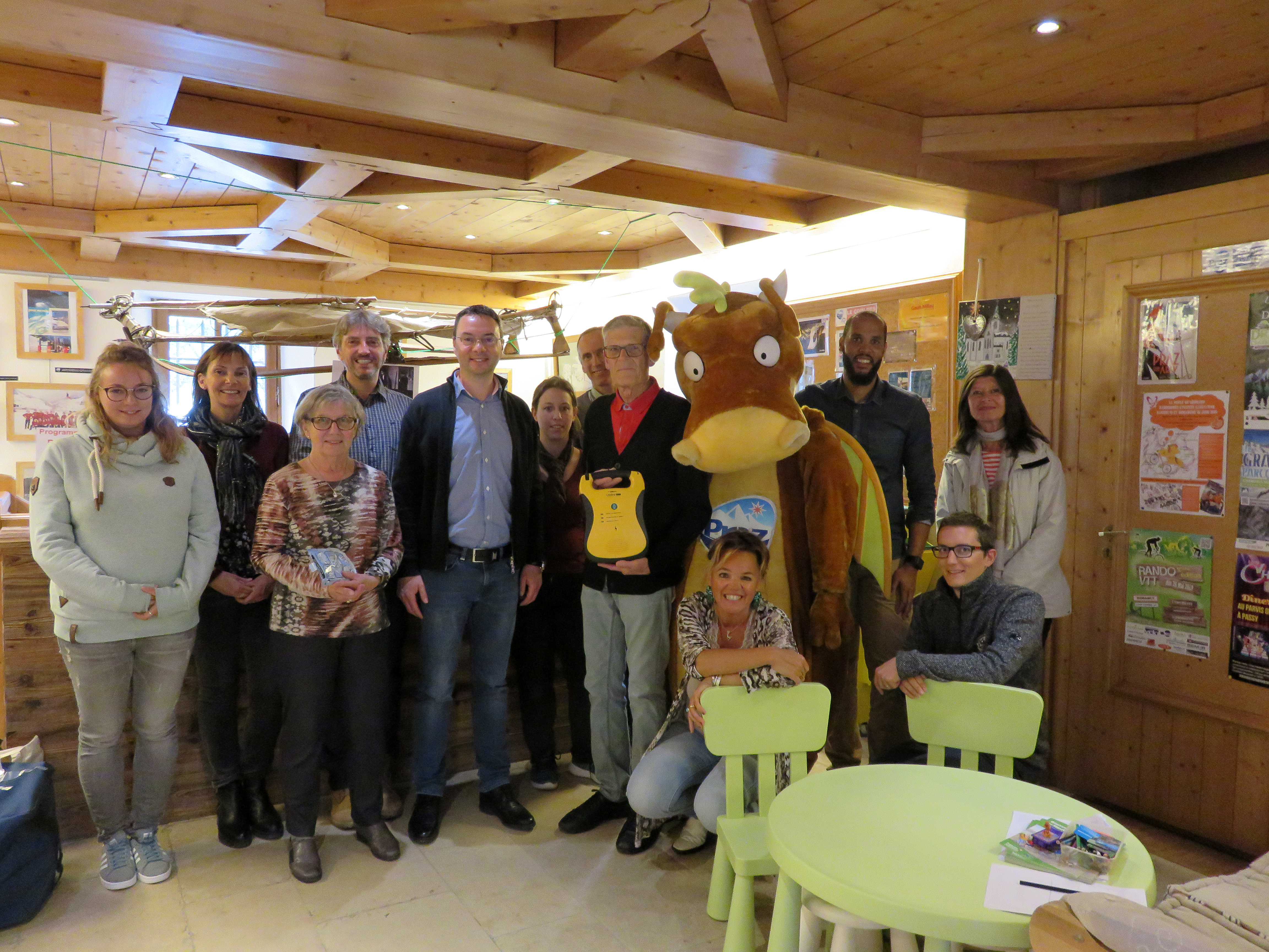 Défibrillateur installé à l'office de tourisme - Sylvie Bessy