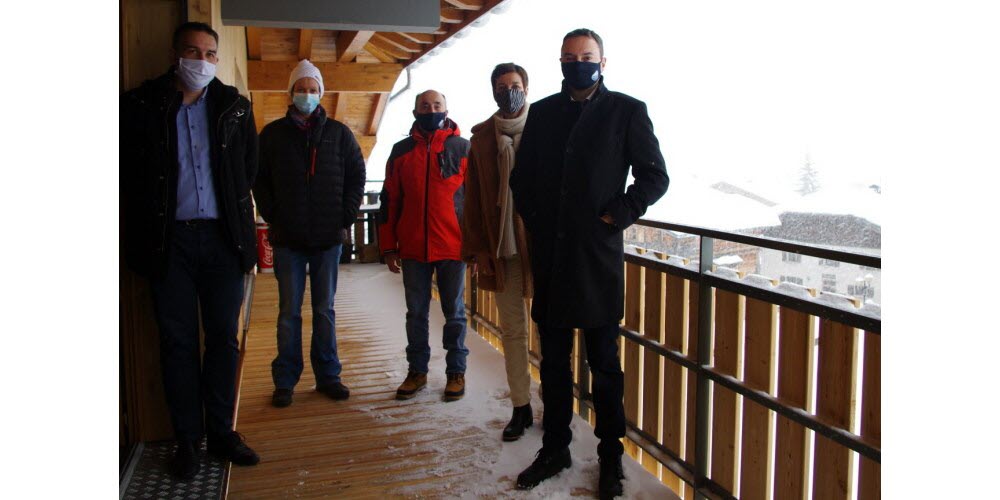 Élus présents lors de la visite