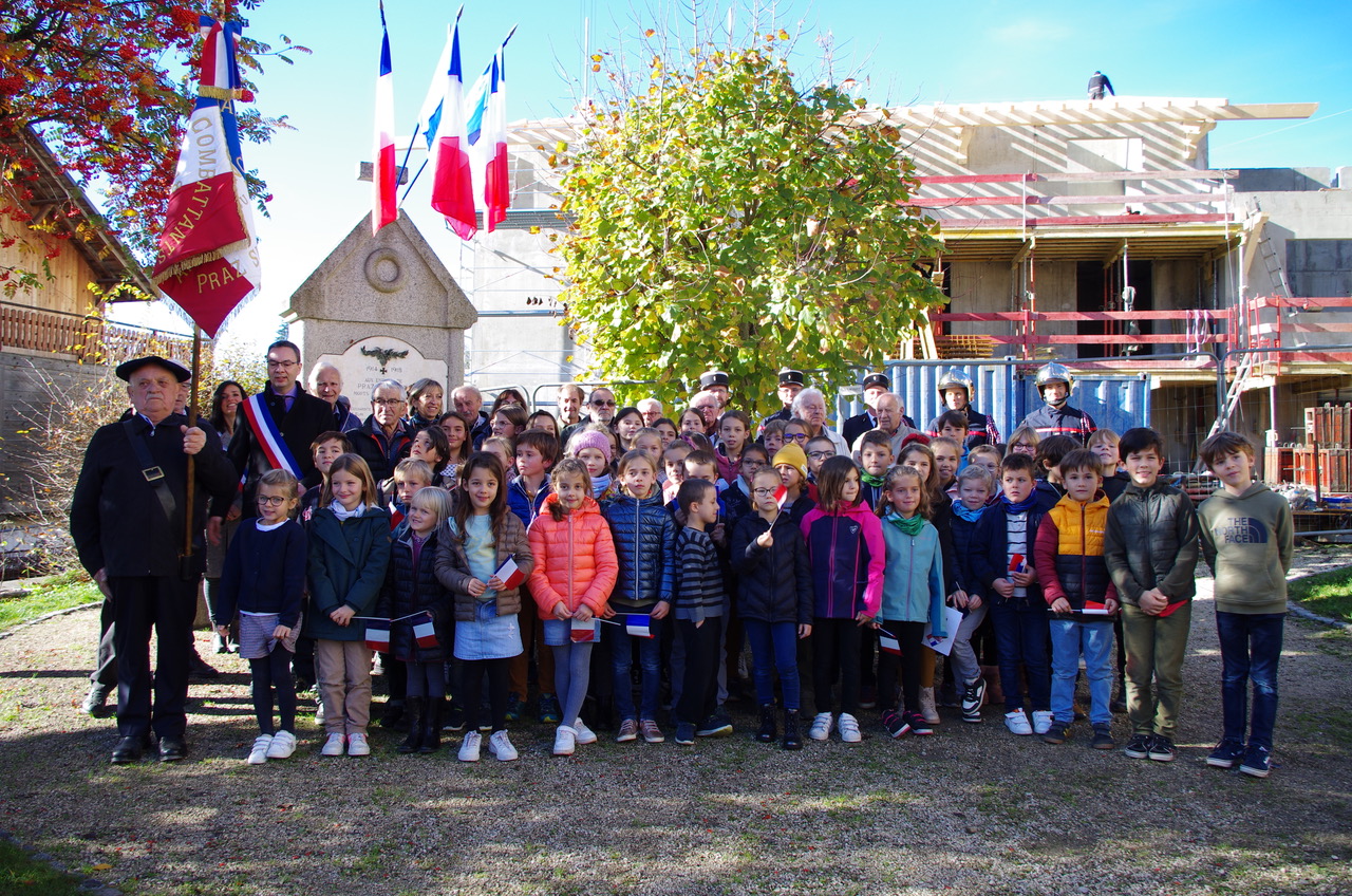 Cérémonie du 11 novembre 2022 à Praz-sur-Arly - Sylvie Bessy