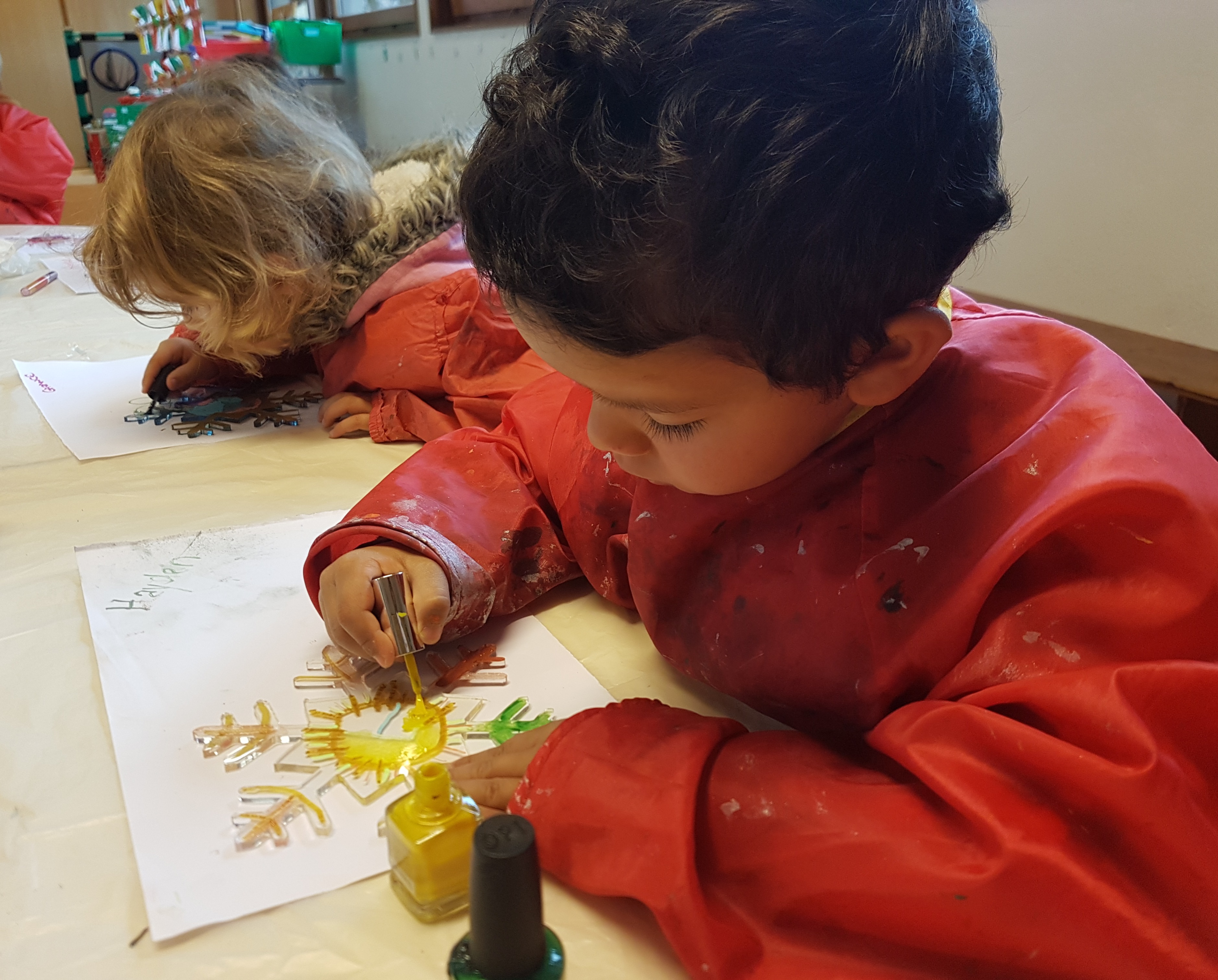 Élèves de l'école maternelle privée Saint-Joseph de Praz-sur-Arly le 15/11/2022 - Marie-Anaïs Lien