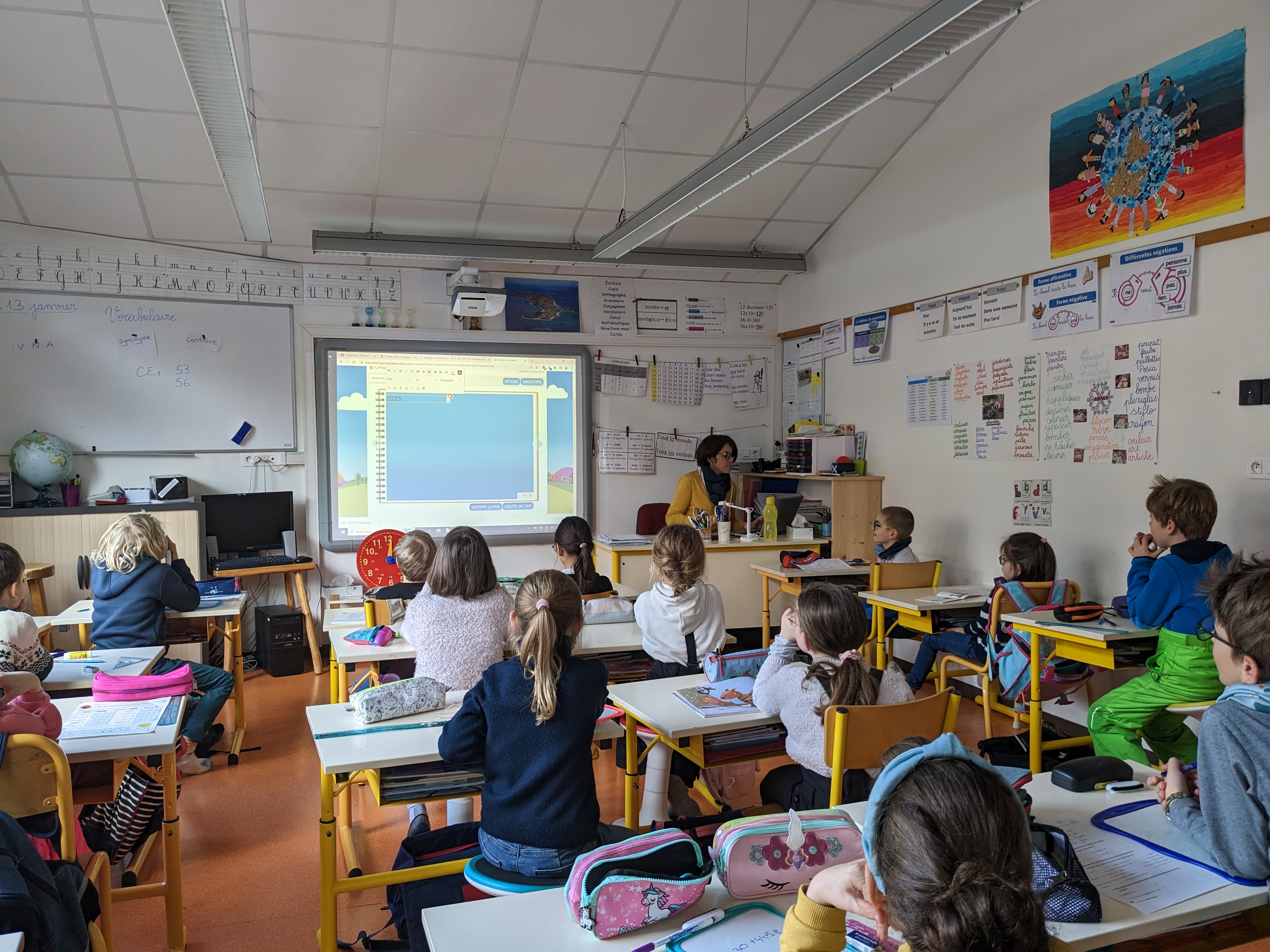 Classe de Françoise Perrin, le 13 janvier 2023 - Marie-Anaïs Lien