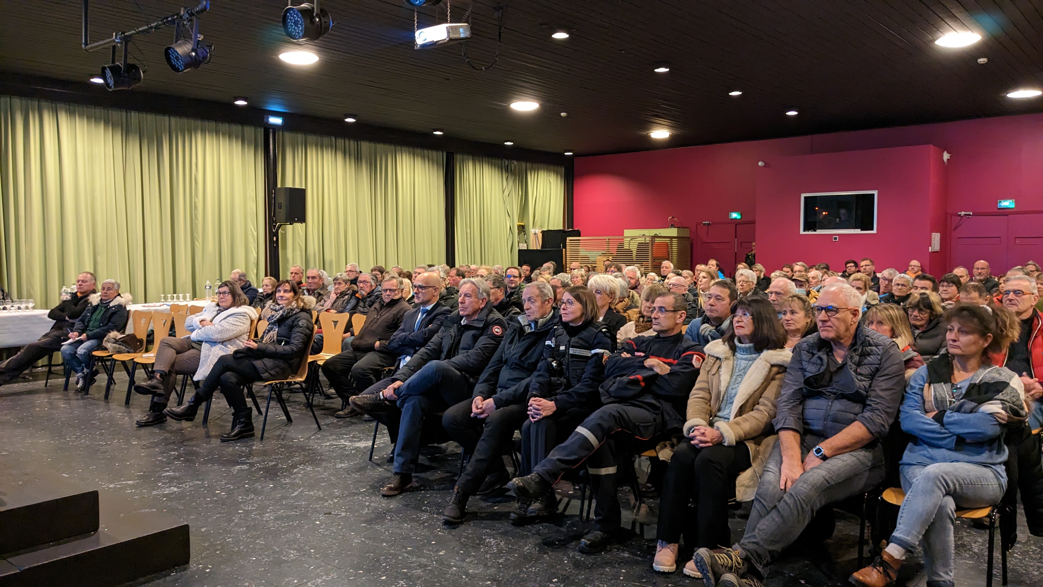 Vœux du maire de Praz-sur-Arly à la salle des fêtes du Belambra, le 19 janvier 2023 - Marie-Anaïs Lien
