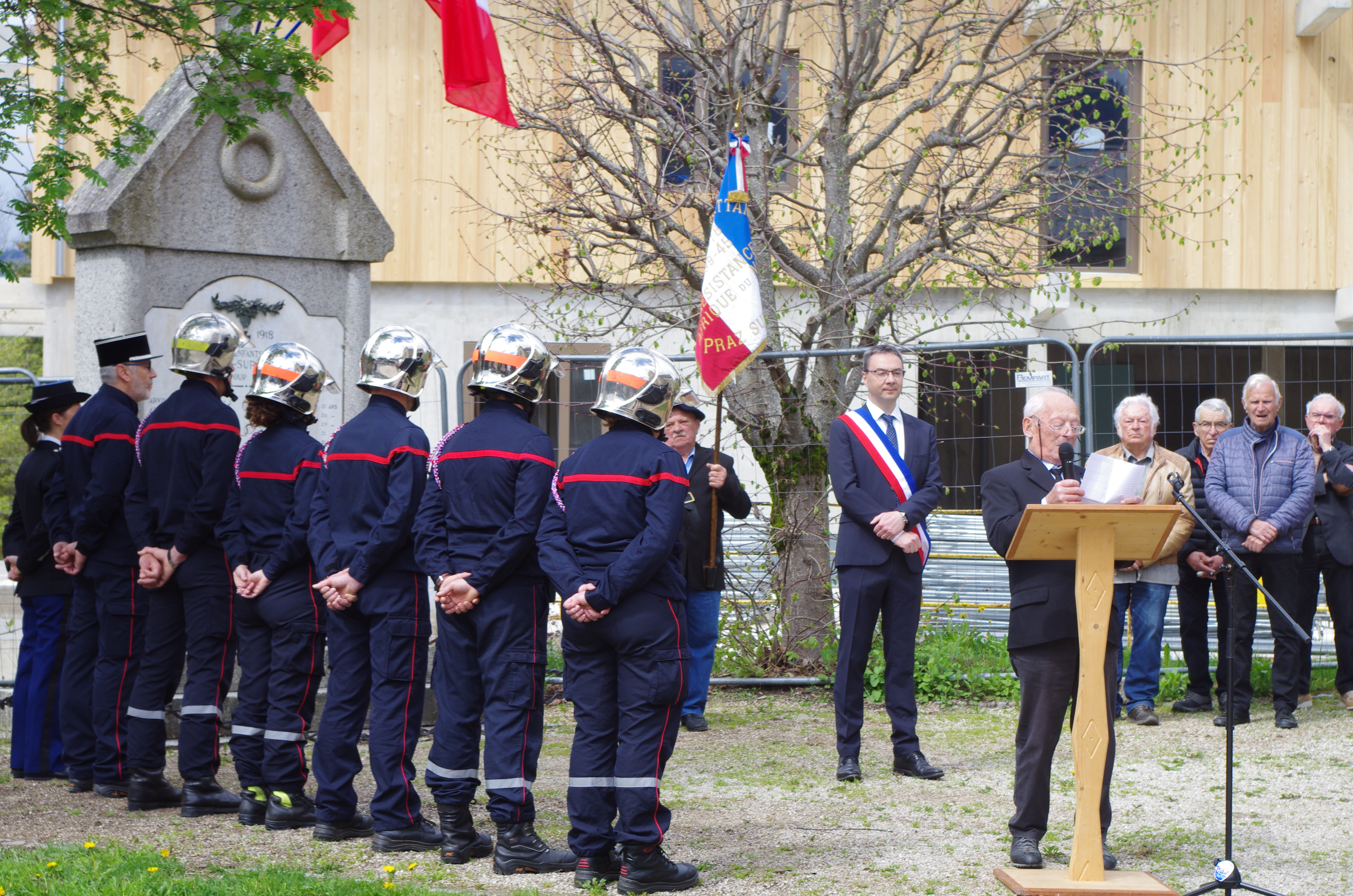 Cérémonie du 8 mai 2023 à Praz-sur-Arly - Sylvie Bessy