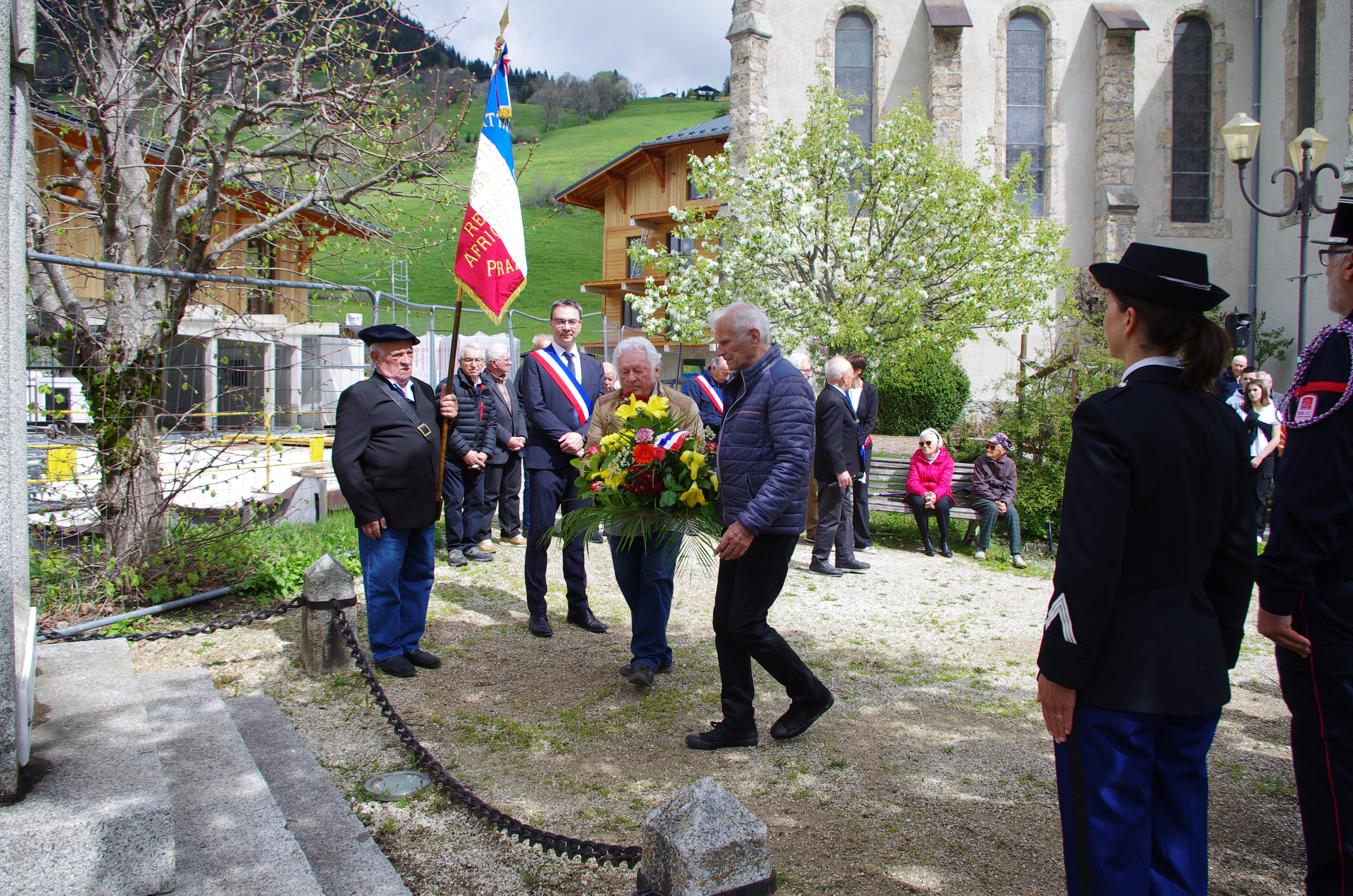 Cérémonie du 8 mai 2023 à Praz-sur-Arly - Sylvie Bessy