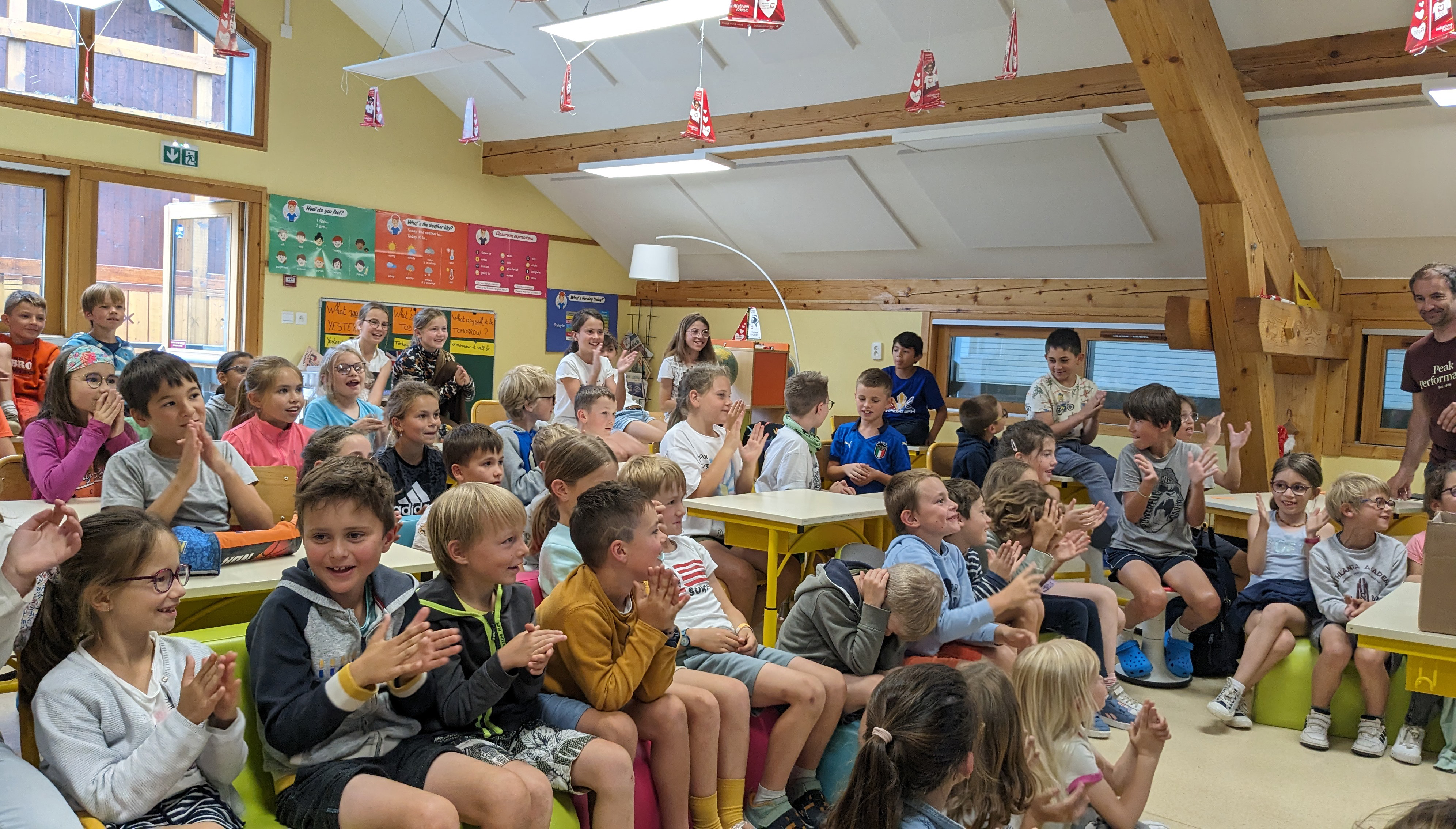 Présentation du tome 3 de la BD Les aventures de Quentin et Louis à l'école primaire des Éterlous, le 30 juin 2023 - Marie-Anaïs Lien