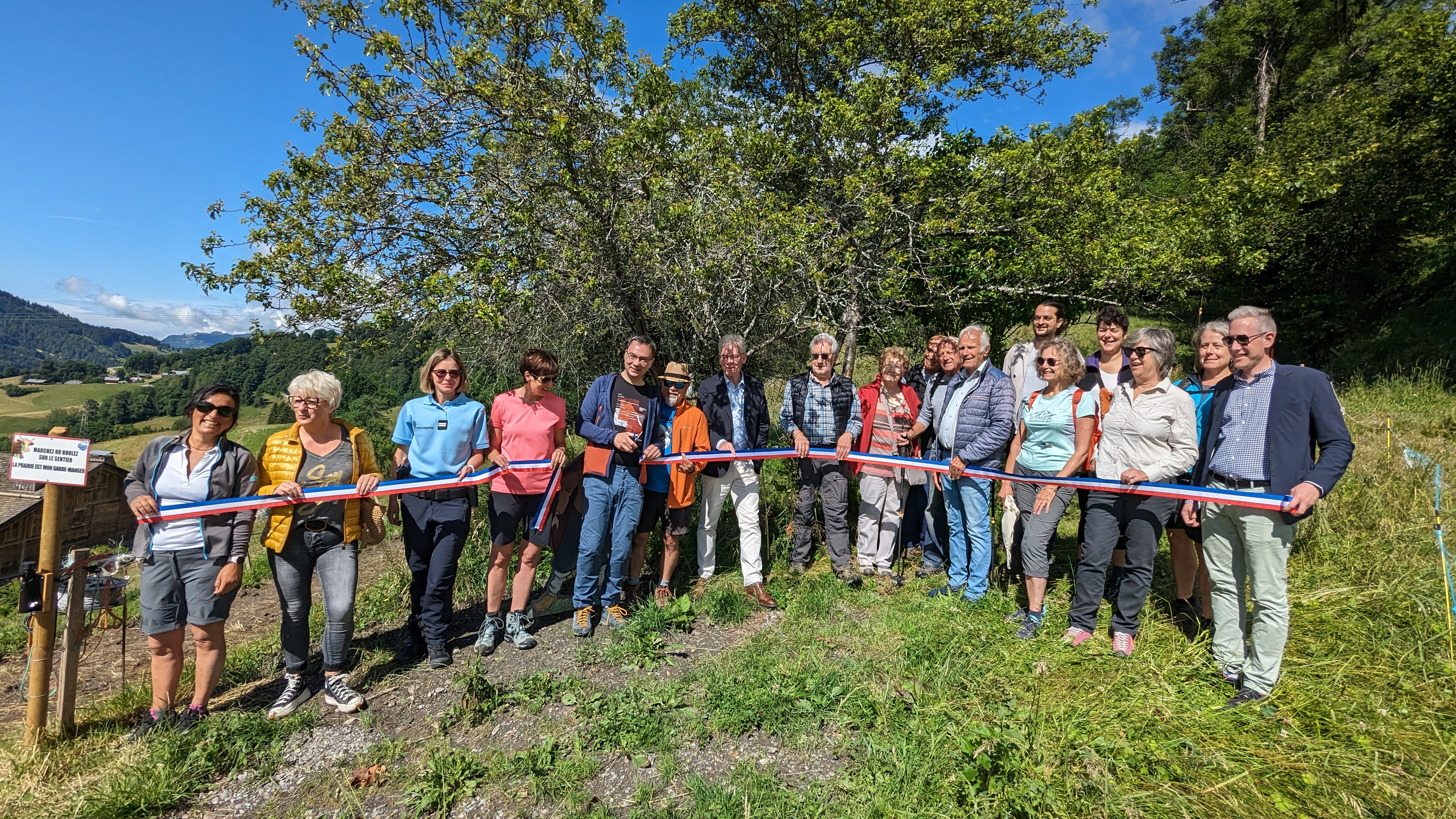Inauguration du sentier ludique &quot;La Thonnaz ne sonne plus&quot;, le 01072023 - Marie-Anaïs Lien