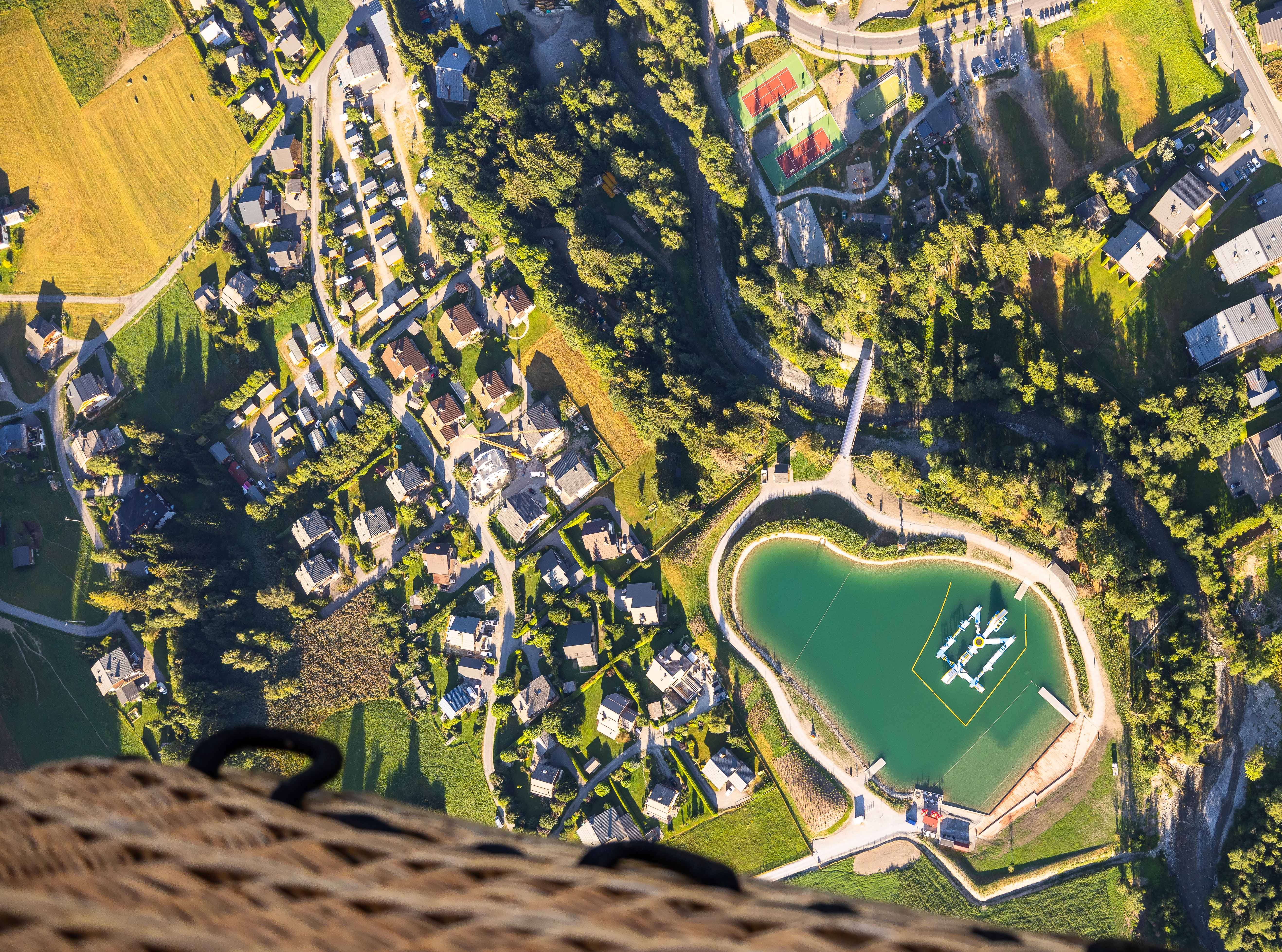Route du Plan de Cassioz et retenue collinaire/lac de Praz, en août 2023 - Maxime Lullo