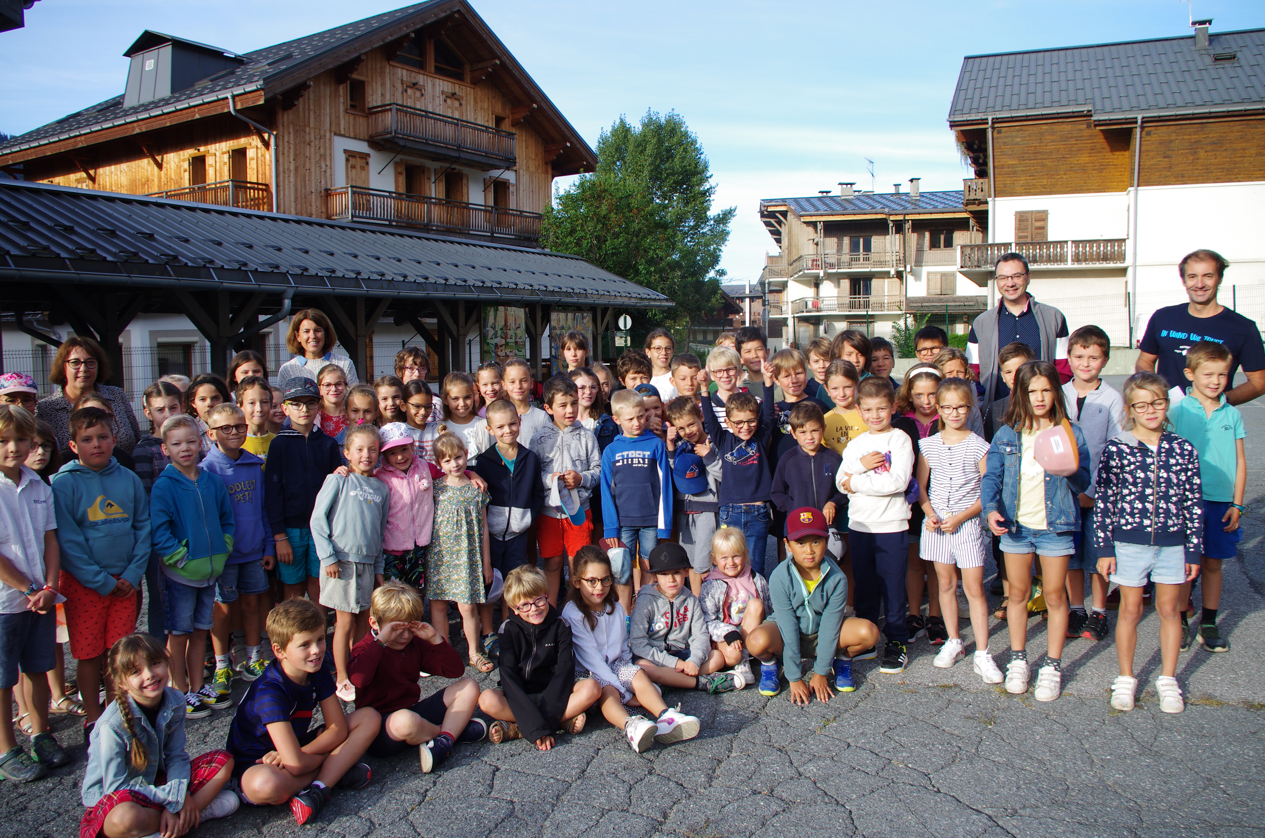 Rentrée scolaire à l'école des Éterlous, le 4 septembre 2023 - Sylvie Bessy