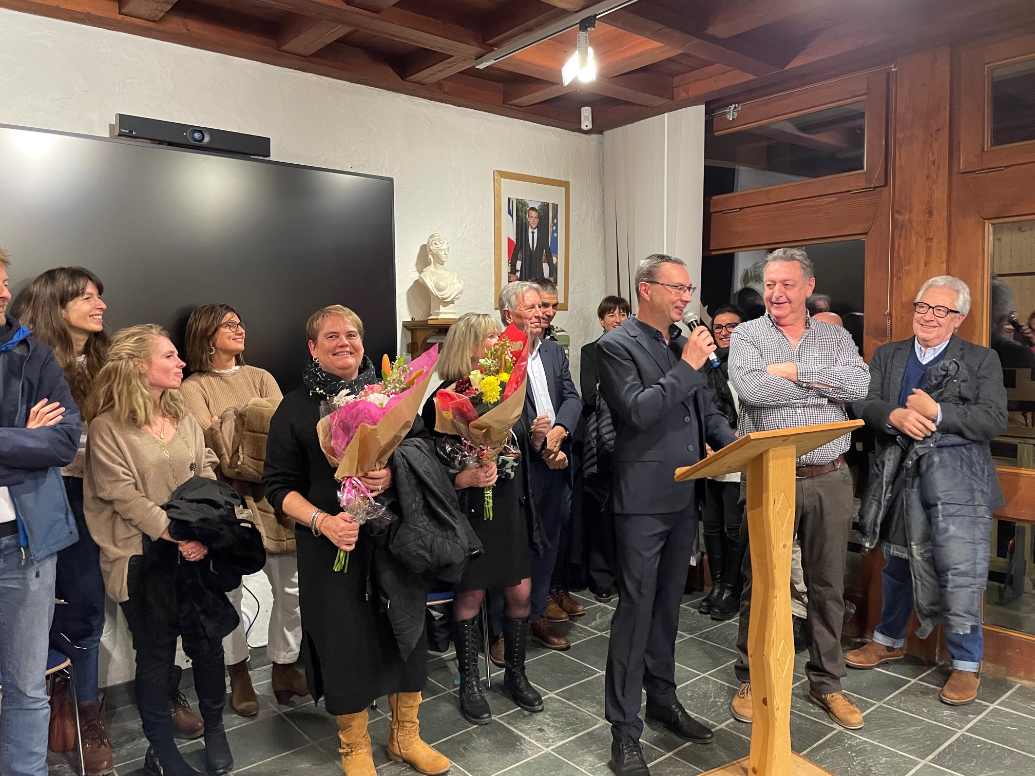 Inauguration du pôle médical et pot de départ en retraite le 20 décembre 2023 - Céline Combes