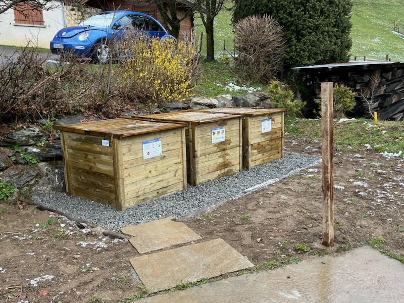 Site de compostage des Rafforts le 28 mars 2024 - Sitom des Vallées du Mont-Blanc