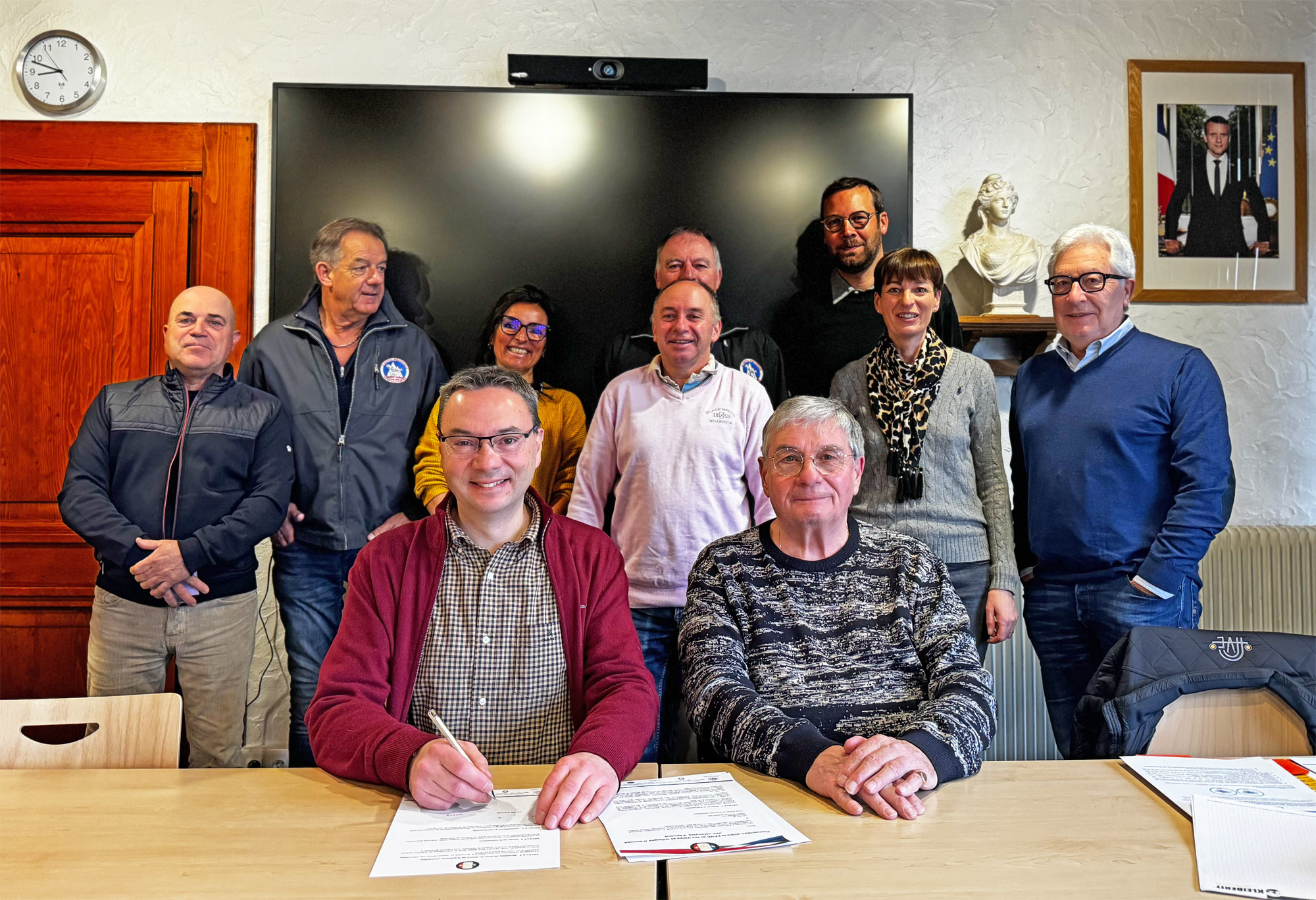Signature de la charte de la FFVE le mercredi 3 avril 2024 - Praz sur Arly Tourisme