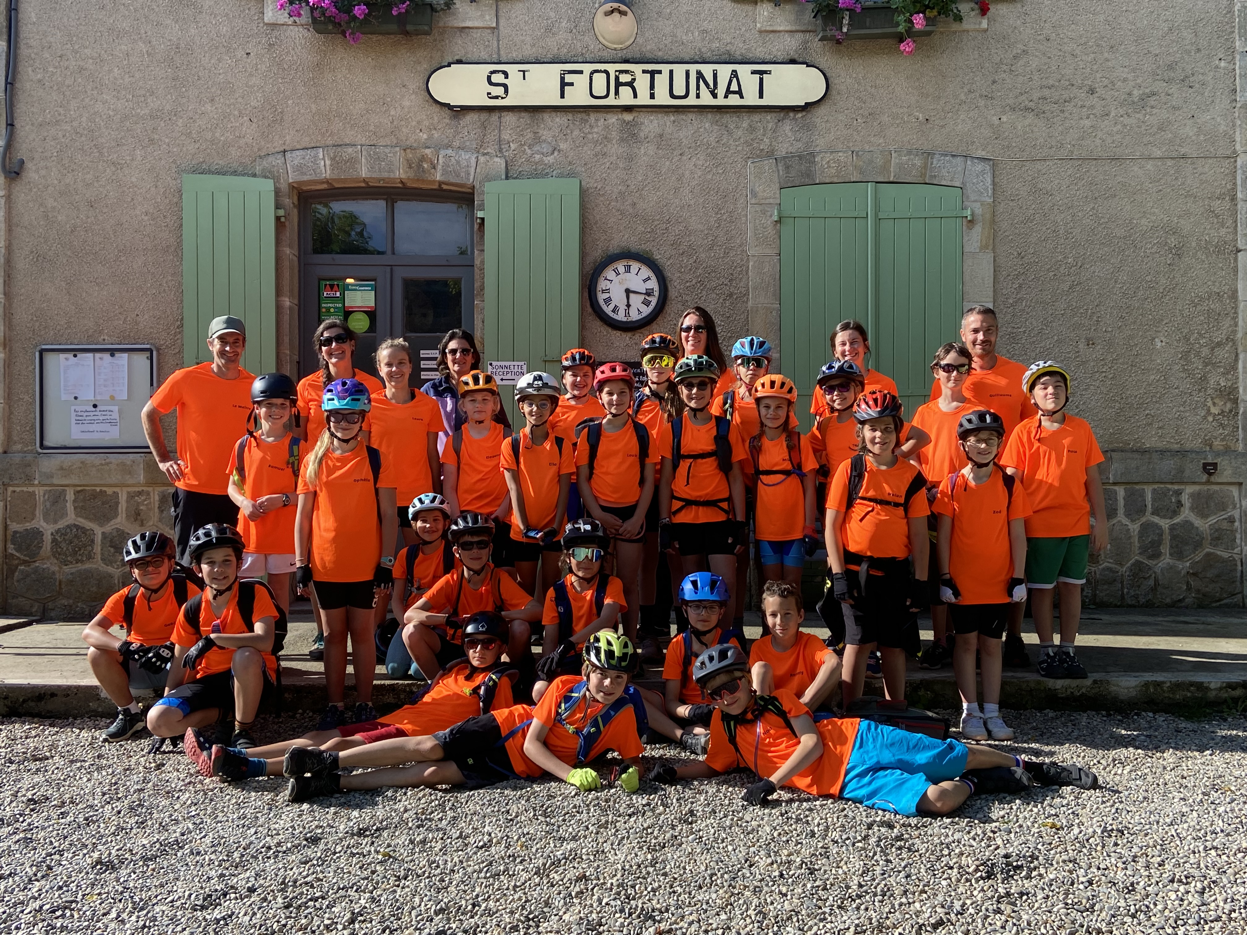 Voyage à vélo en Ardèche des CM1/CM2 de l'école des Éterlous du 21 au 24 mai 2024