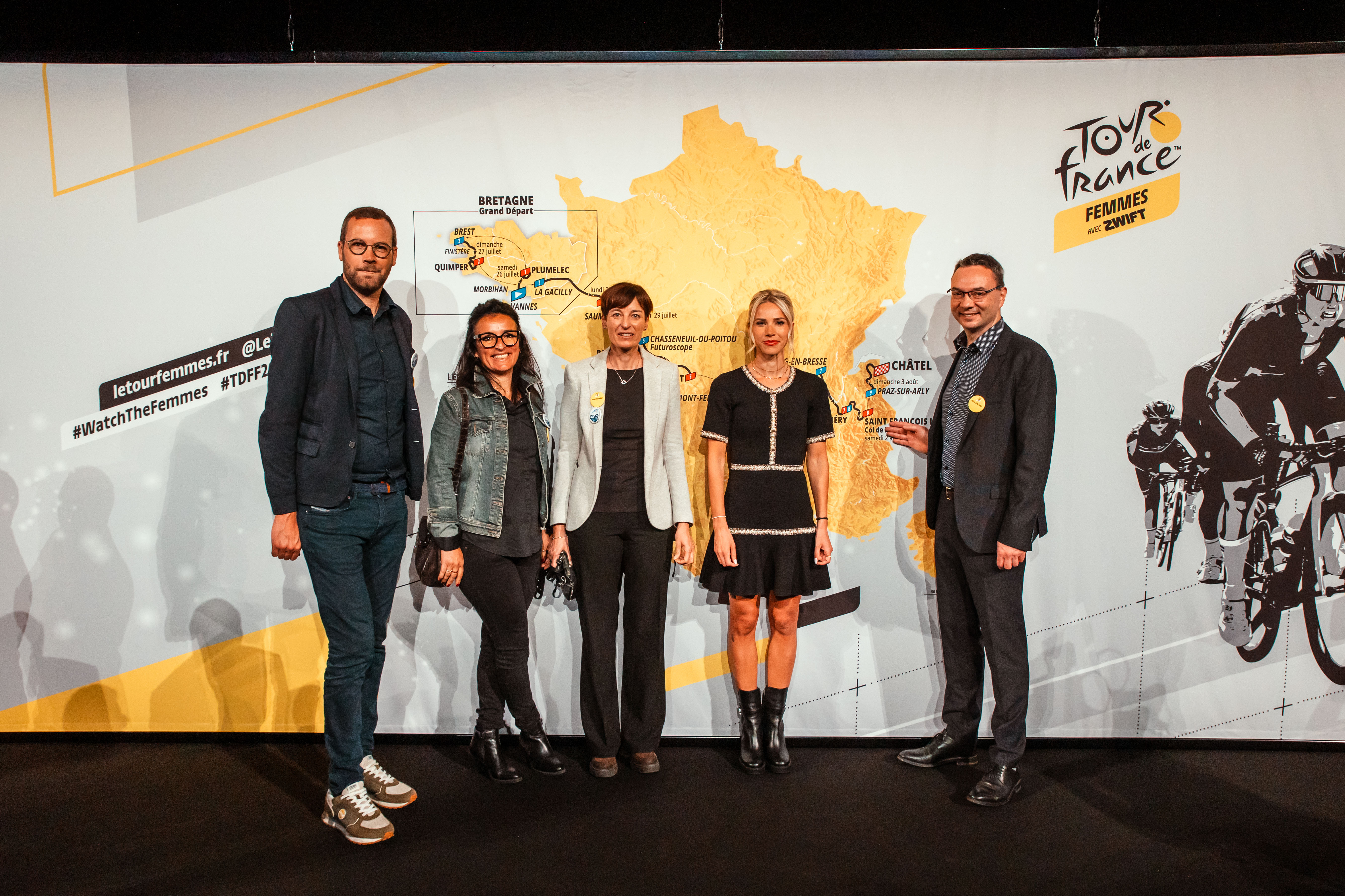 Tour de France Femmes avec Zwift 2025 : Photo prise durant l'annonce officielle à Paris le 29/10/2024 - ASO/Maxime Delobel